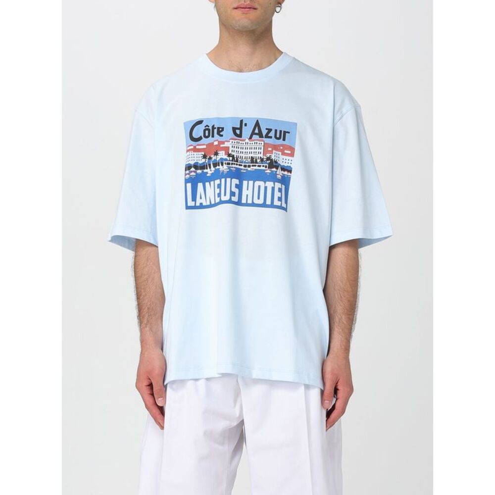 Laneus T-Shirt Men Blue